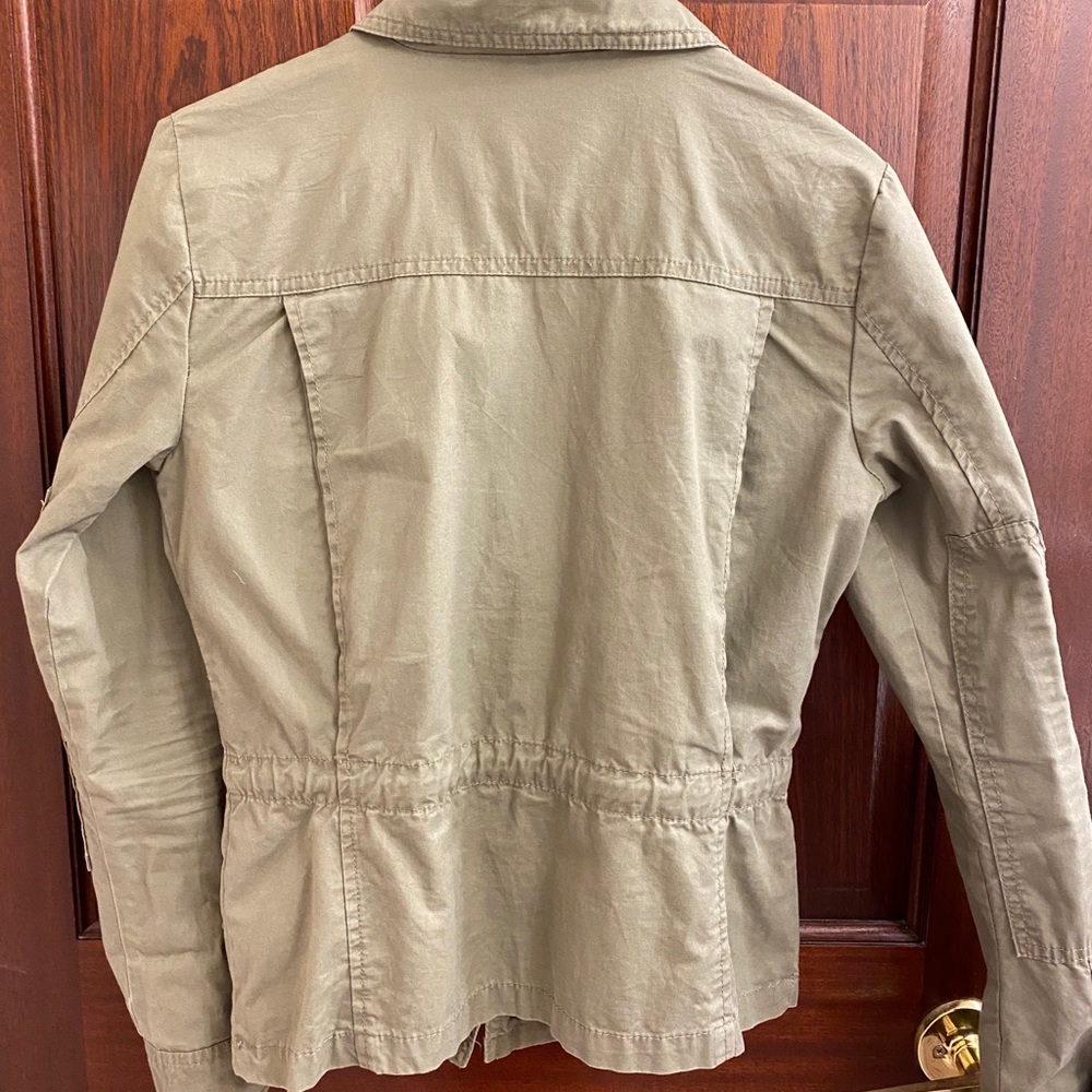Green Utility Jacket Size Small - Picture 2 of 3